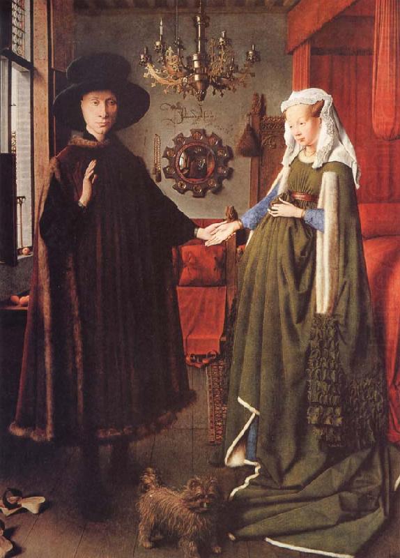 Jan Van Eyck Giovanni Aronolfini und seine Braut Giovanna Cenami china oil painting image